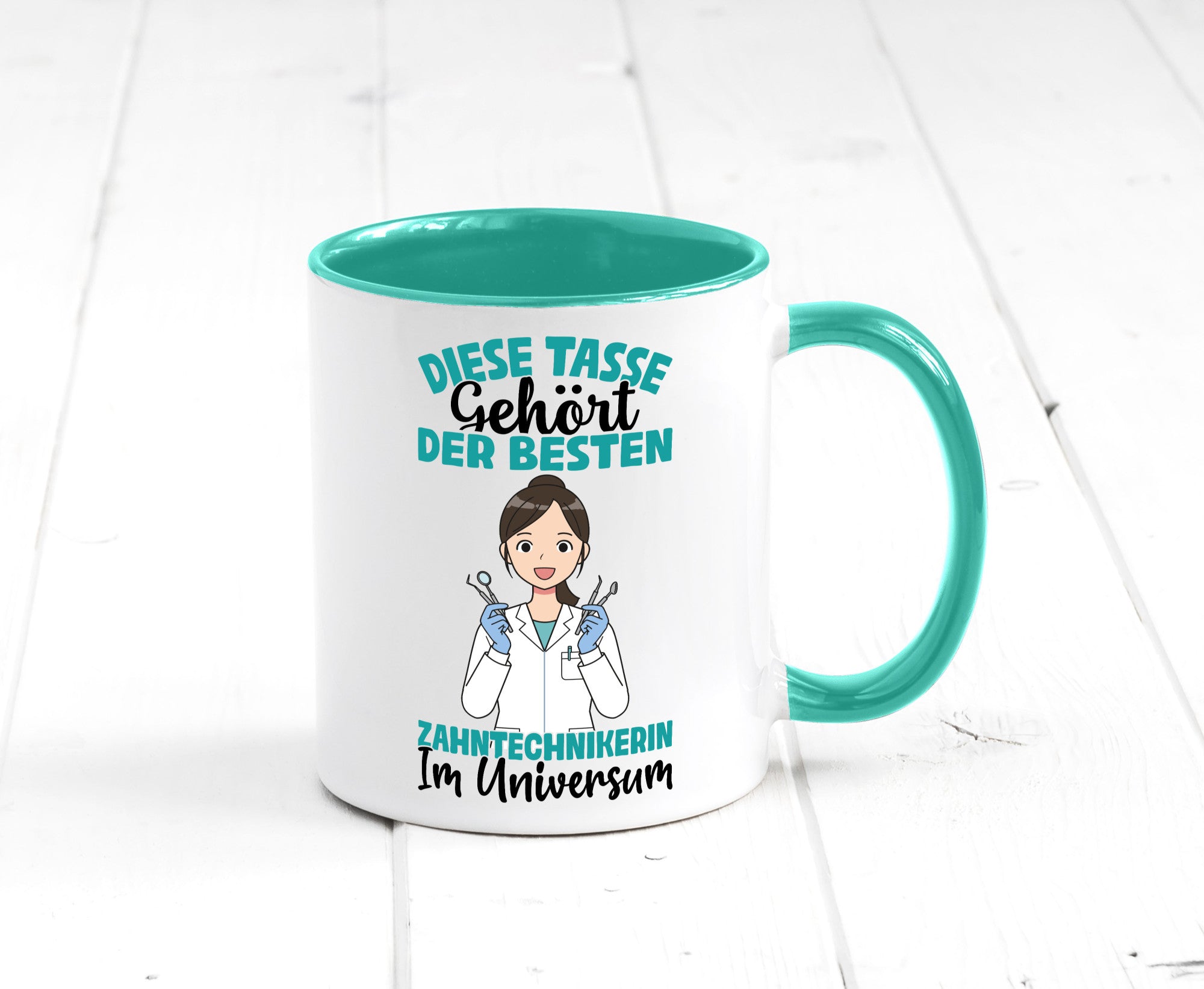 Im Universum: Zahntechnikerin | Zahnmedizin Humor Geschenkidee Tasse