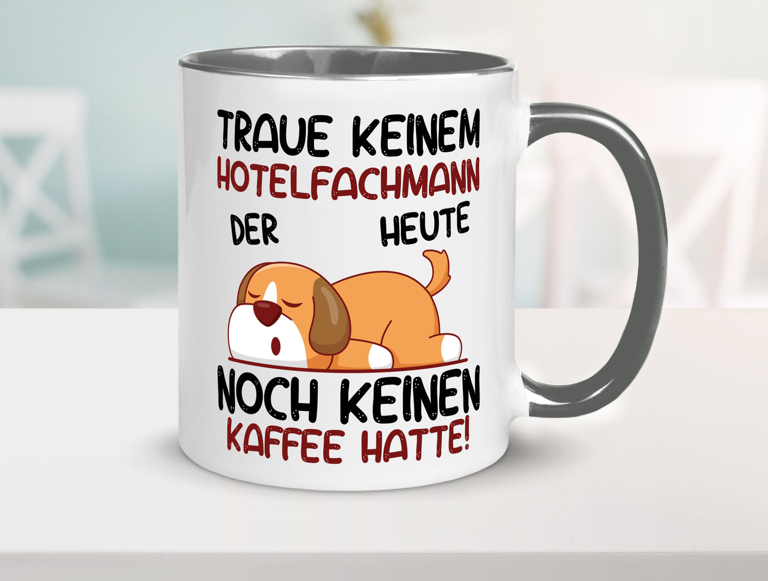 Traue keinem Hotelfachmann |Hotel lustig Humor Geschenkidee Geschenk Tasse