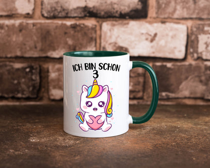 3. Geburtstag | Ich bin schon 3 Jahre Einhorn Mädchen lustig Geschenkidee
