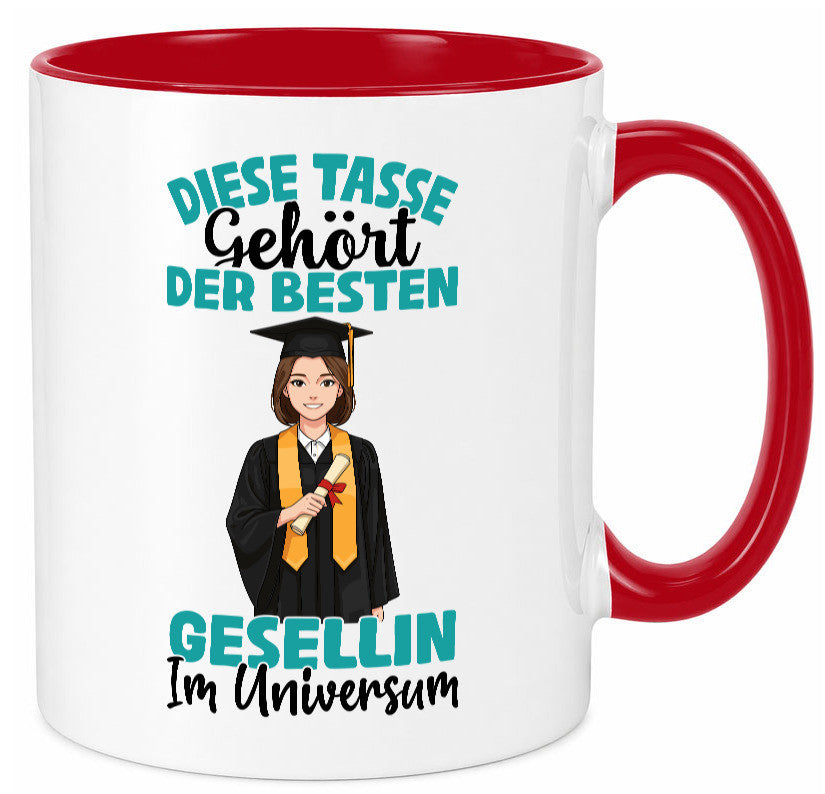 Im Universum: Gesellin | Handwerkerinnen lustiger Spruch Geschenk Humor