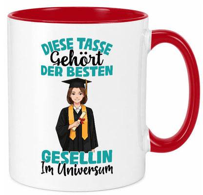Im Universum: Gesellin | Handwerkerinnen lustiger Spruch Geschenk Humor