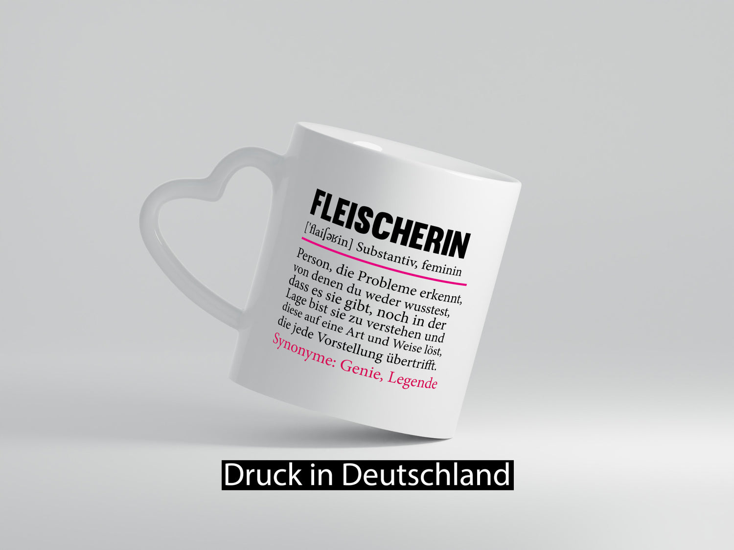 Fleischerin | Spruch Beruf Schlachterei Humor Arbeit Kollegen Büro Geschenkidee