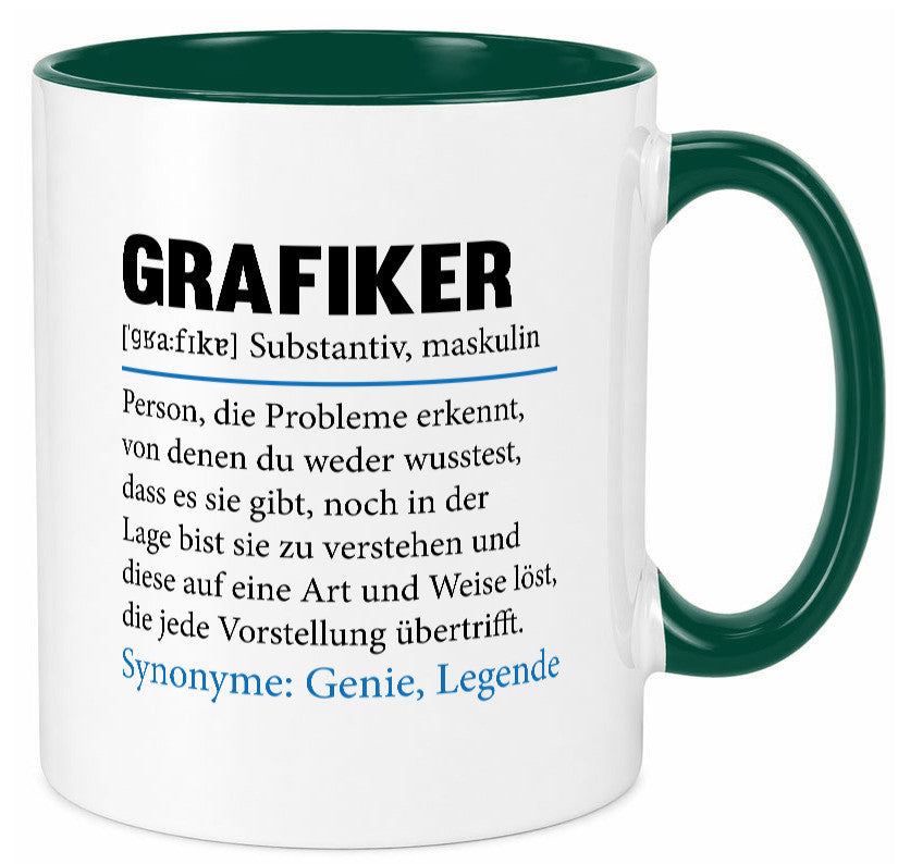 Grafiker | Beruf Grafik Design Grafikdesign lustiger Spruch Geschenk Arbeit Tasse