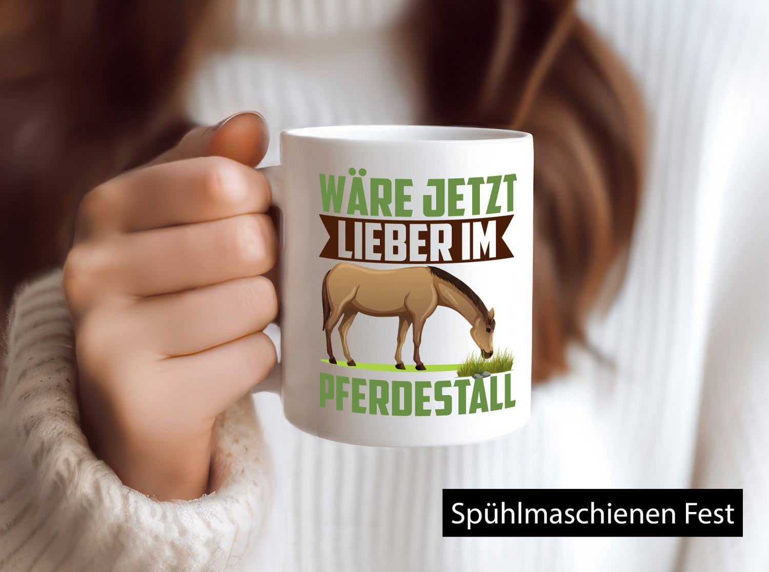 Wäre jetzt lieber im Pferdestall | Pferdeliebhaber Reithof Geschenk Humor