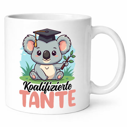 Koalifizierte Tante | Nichte Schwester Familie Geschenkidee Humor Tasse