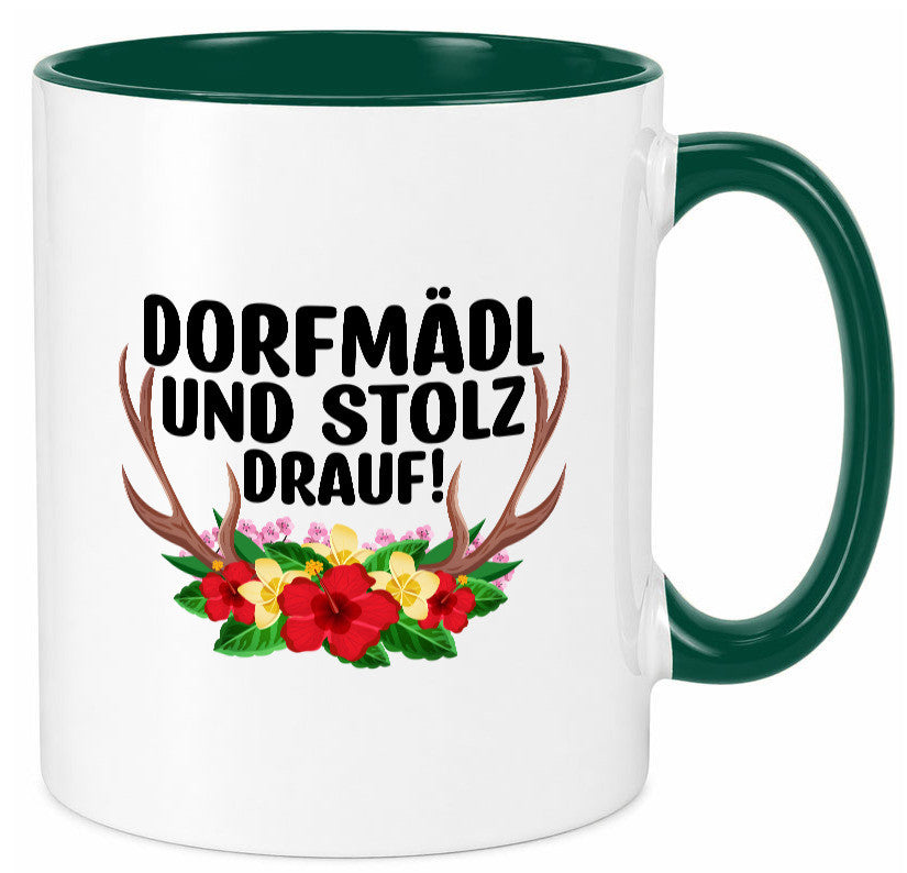 Dorfmädel und stolz drauf | Dorfkind Dorf v2 Geschenkidee Humor Tasse