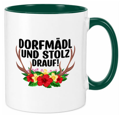 Dorfmädel und stolz drauf | Dorfkind Dorf v2 Geschenkidee Humor Tasse