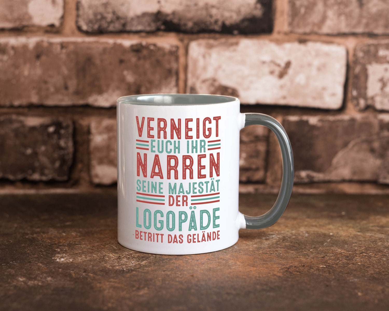 Verneigt euch: Logopäde | Sprachtherapie Geschenkidee Humor Tasse