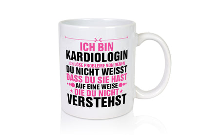 Löse Probleme: Kardiologin | Kardiologie v2 lustig Humor Geschenkidee Geschenk