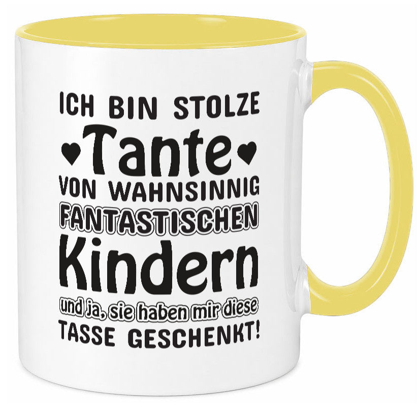 Stolze Tante | Spruch Tasse lustig Neffe Nichte lustiger Geschenk Humor