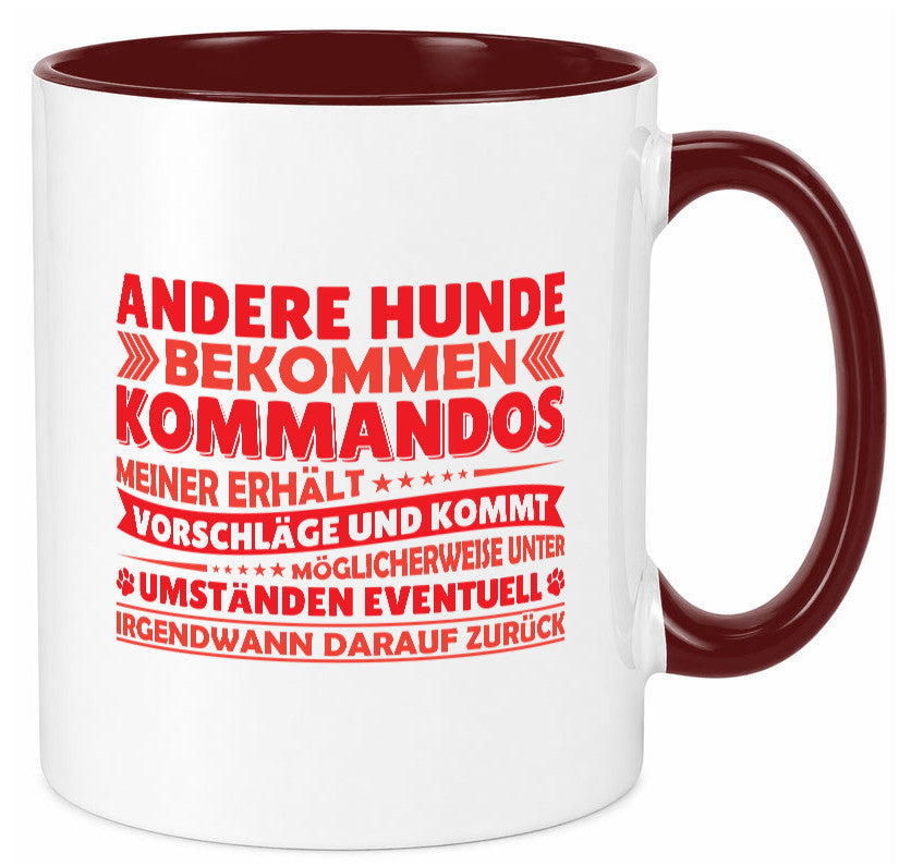 Hunde Training | Hundebesitzer Tasse Hundekommando vl5 lustig Tierliebhaber