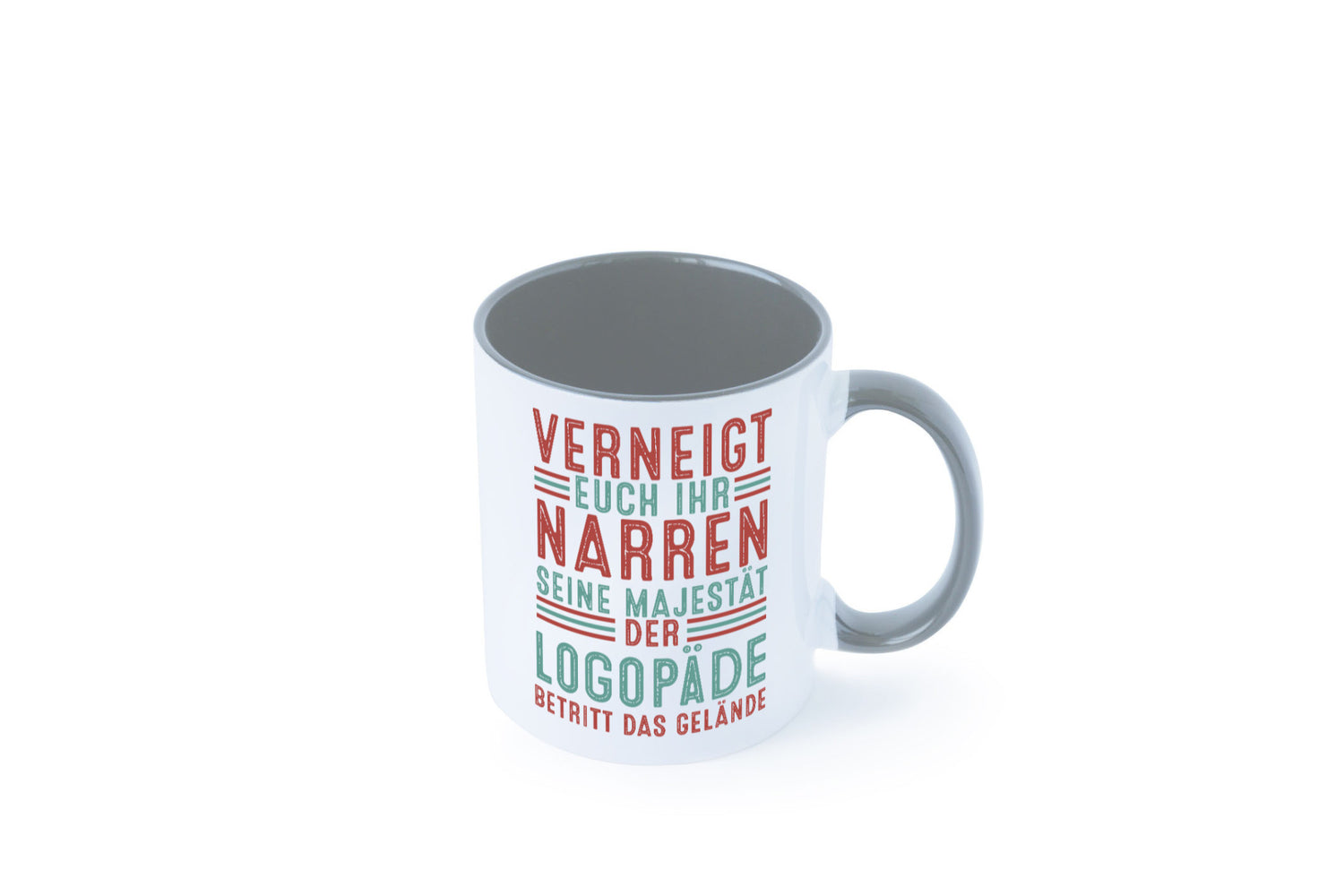 Verneigt euch: Logopäde | Sprachtherapie Geschenkidee Humor Tasse