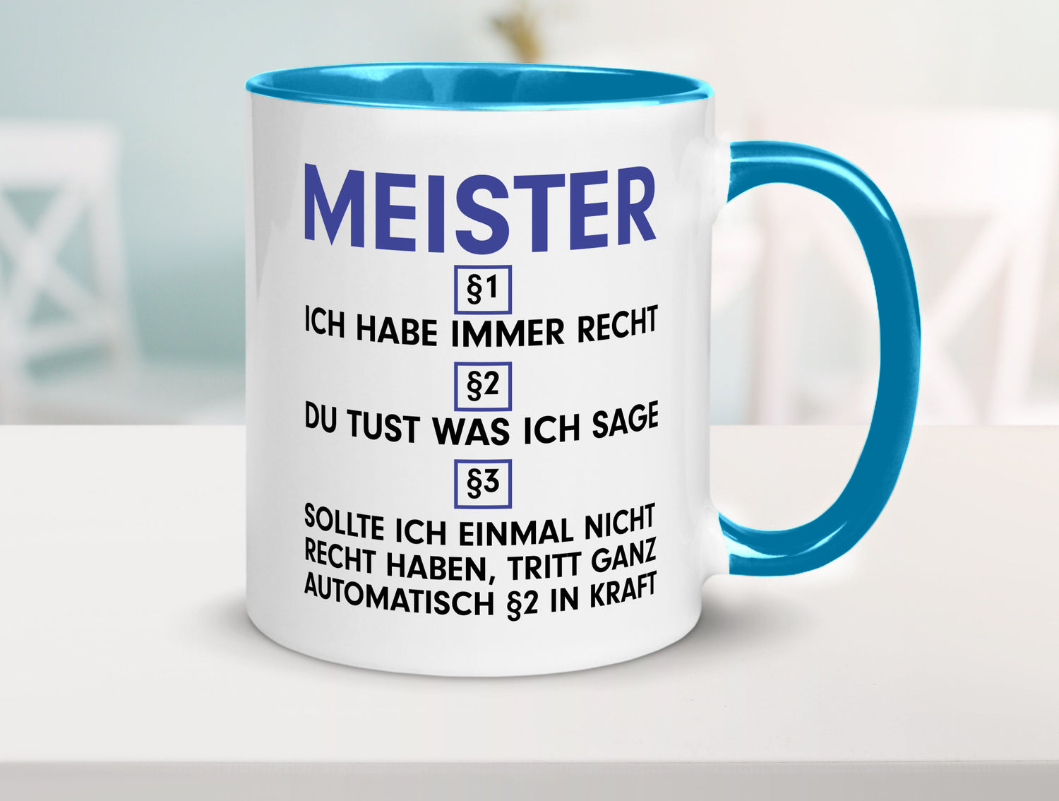 Ich habe immer Recht Meister | Meisterbrief v2 Geschenk Humor Geschenkidee