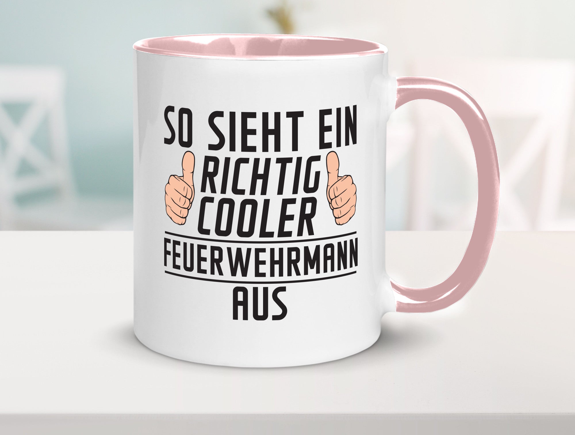 Richtig Cooler Feuerwehrmann | Feuerwehr Geschenkidee Humor Tasse