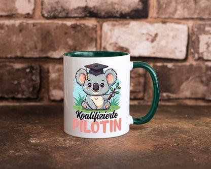 Koalifizierte Pilotin | Definition Piloten lustig Humor Geschenkidee Geschenk