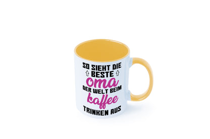 Beste Oma der Welt | Großmutter Tasse lustiger Spruch Geschenk Familie
