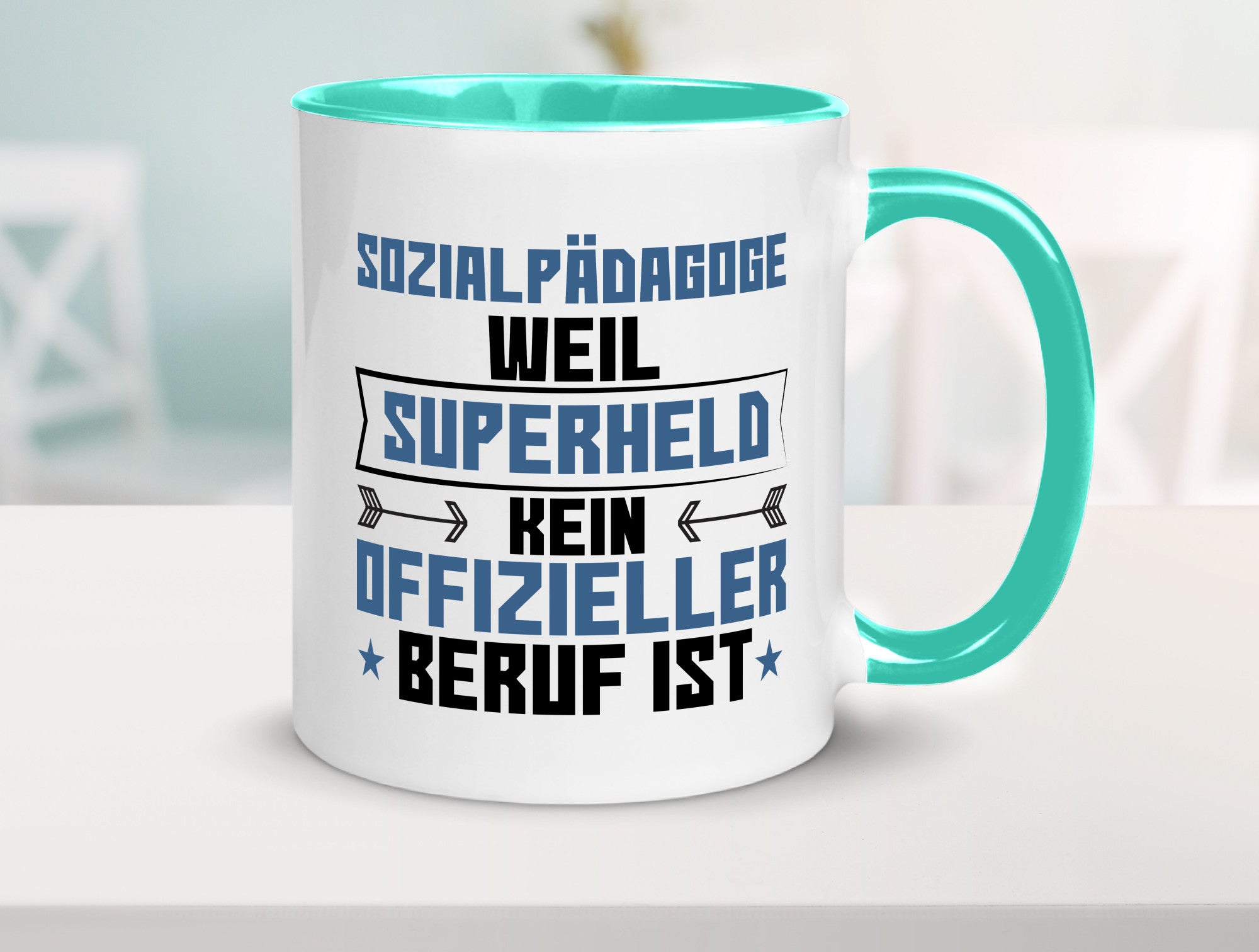 Superheld Sozialpädagoge | Pädagoge lustig Humor Geschenkidee Geschenk Tasse
