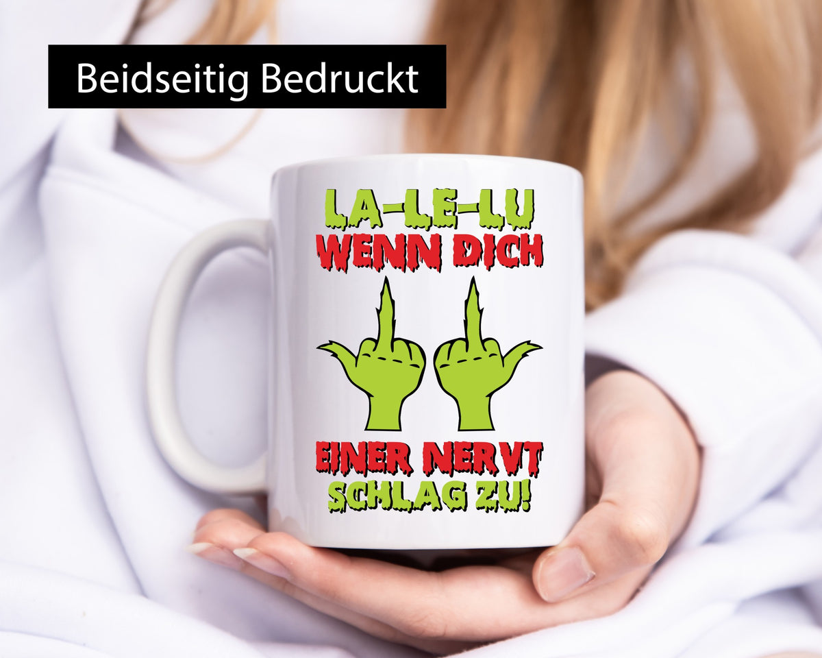 La Le Lu | Weihnachten Weihnachtsmuffel Lichter vl3 Geschenkidee Humor Tasse