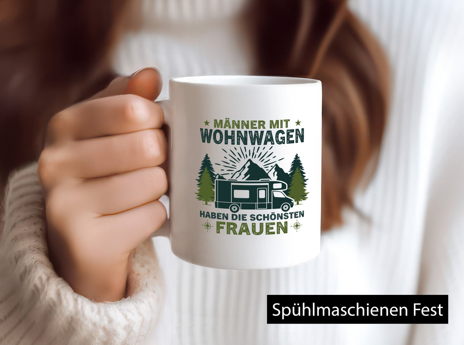 Männer mit Wohnwagen | Schönste Frauen Camping Humor Geschenkidee Tasse