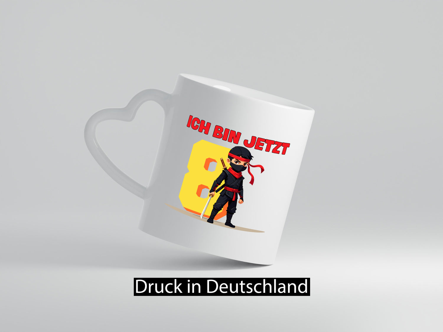 8. Geburtstag | 8 Jahre Ninja Kinder Humor Geschenkidee Tasse