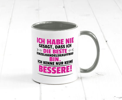 Die Beste Einzelhandelskauffrau | Einzelhandel Geschenkidee Humor Tasse