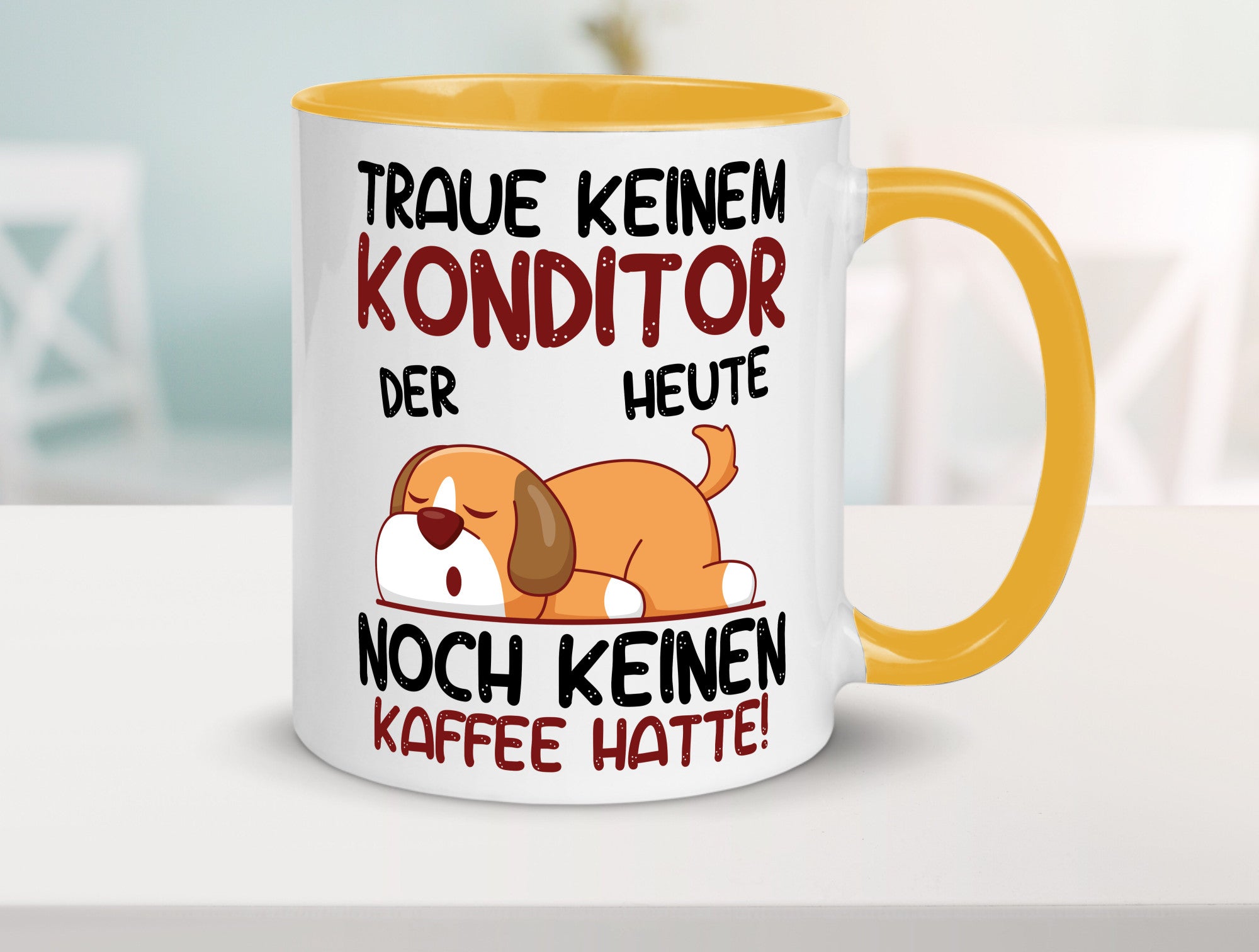 Traue keinem Konditor | Konditorei Humor Geschenkidee Tasse