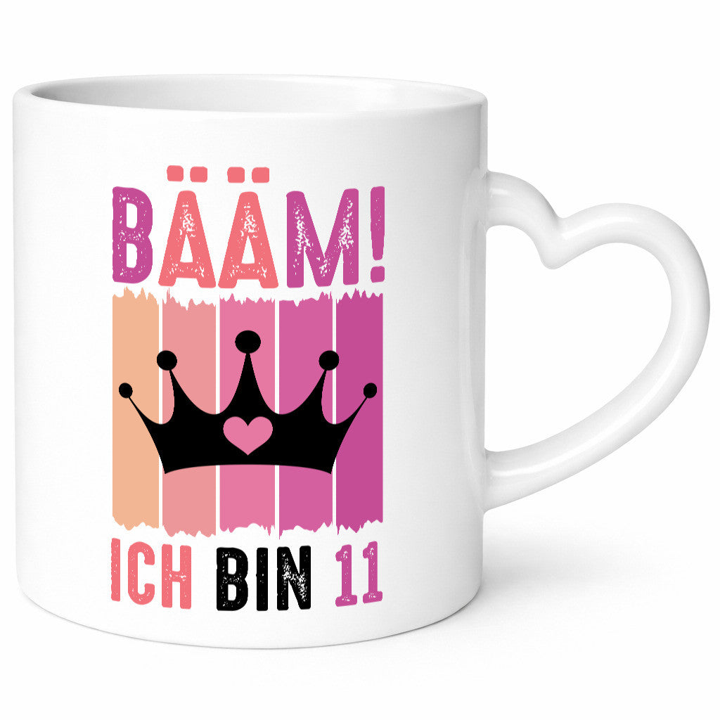 11. Geburtstag | 11 Jahre Bääm ich bin Krone Humor Geschenkidee Tasse