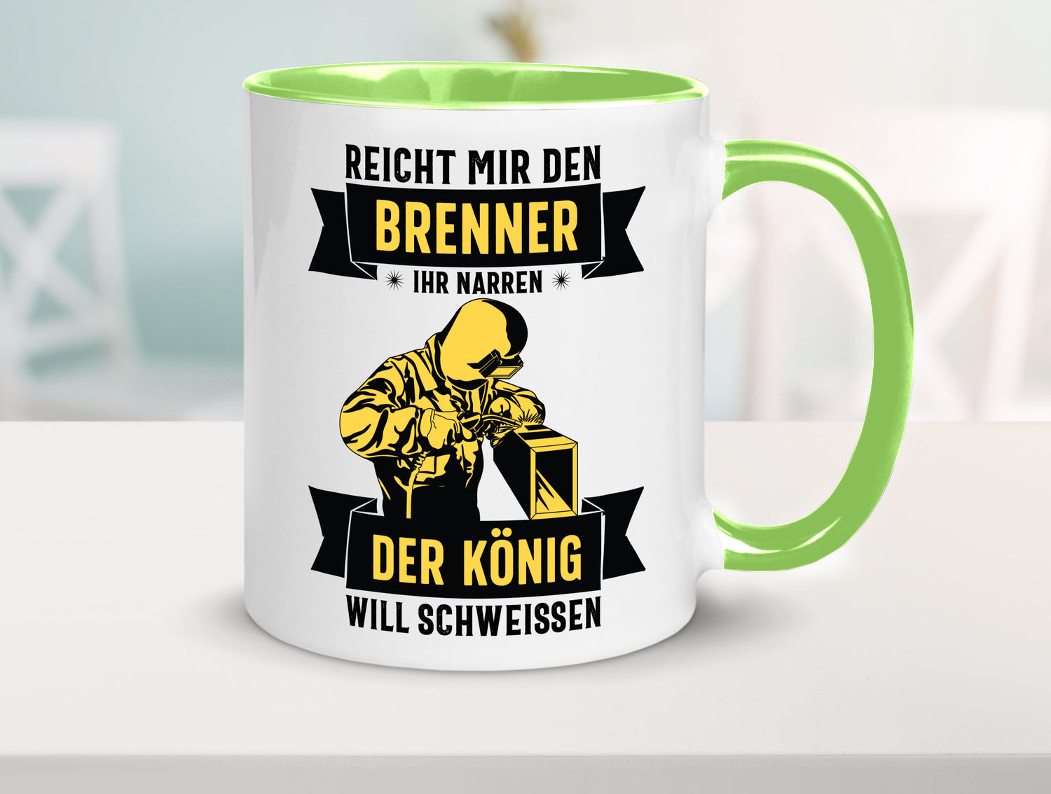 König will schweissen | Schweisser Sterne lustiger Spruch Geschenk Humor