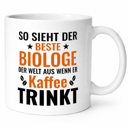 Kaffee trinkt: Biologe | Biologie Naturforscher Geschenk Humor Geschenkidee
