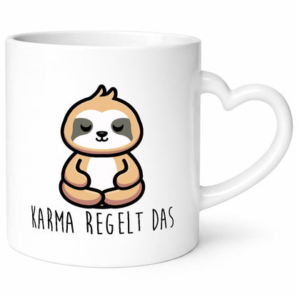 Karma regelt das | Yoga Faultier Meditation Chillen Geschenk Tierliebhaber