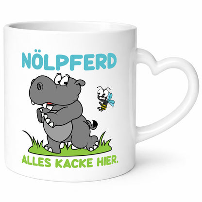 Nöppferd alles Kacke hier | Nielpfer Biene Geschenk Humor Geschenkidee lustiger