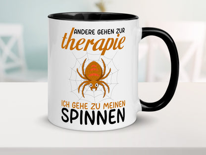 Ich gehe zu meinen Spinnen | Spinnenliebhaber lustiger Spruch Geschenk Humor Tasse