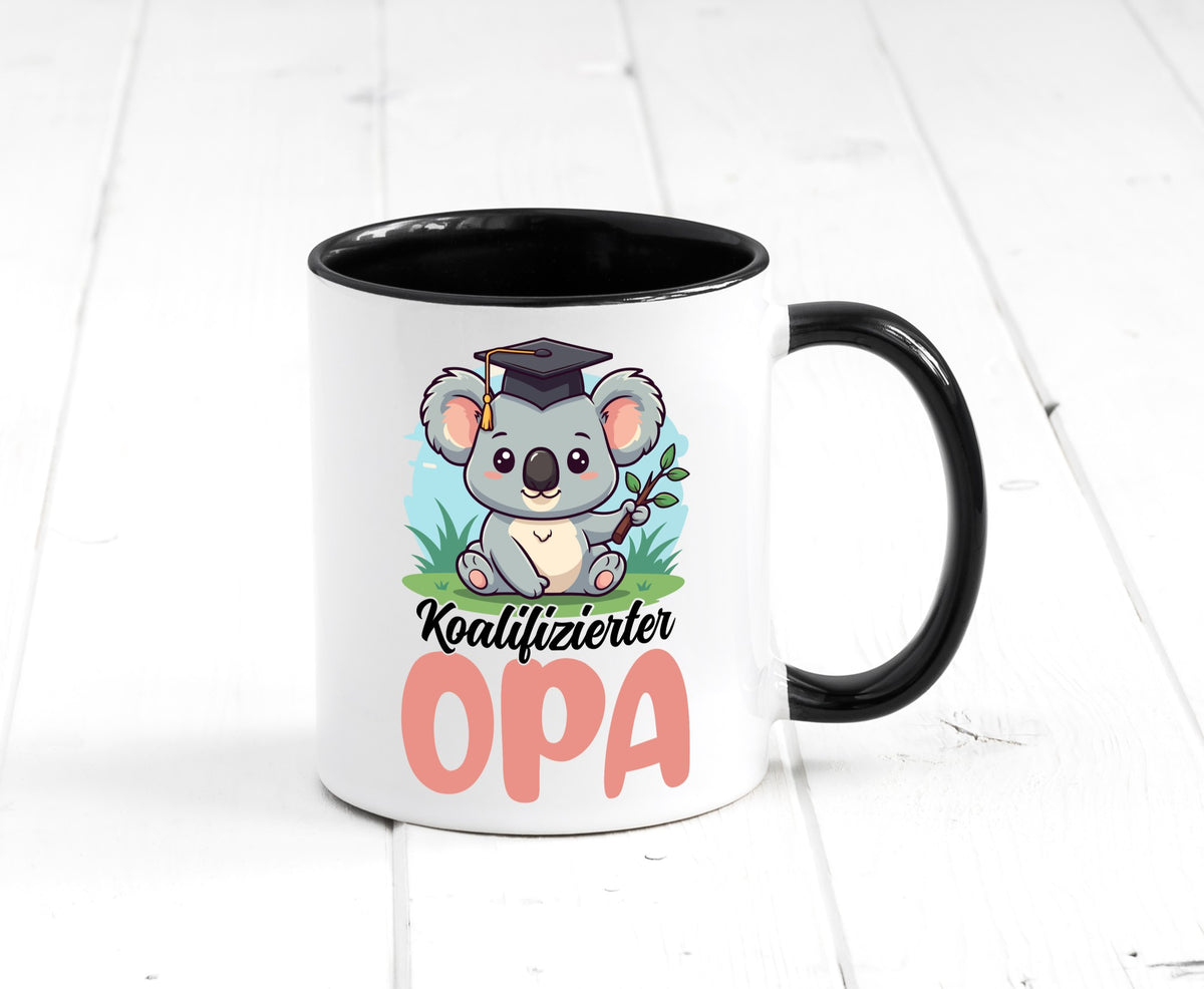 Koalifizierter Opa | Großvater Enkel Familie Humor Geschenkidee Tasse