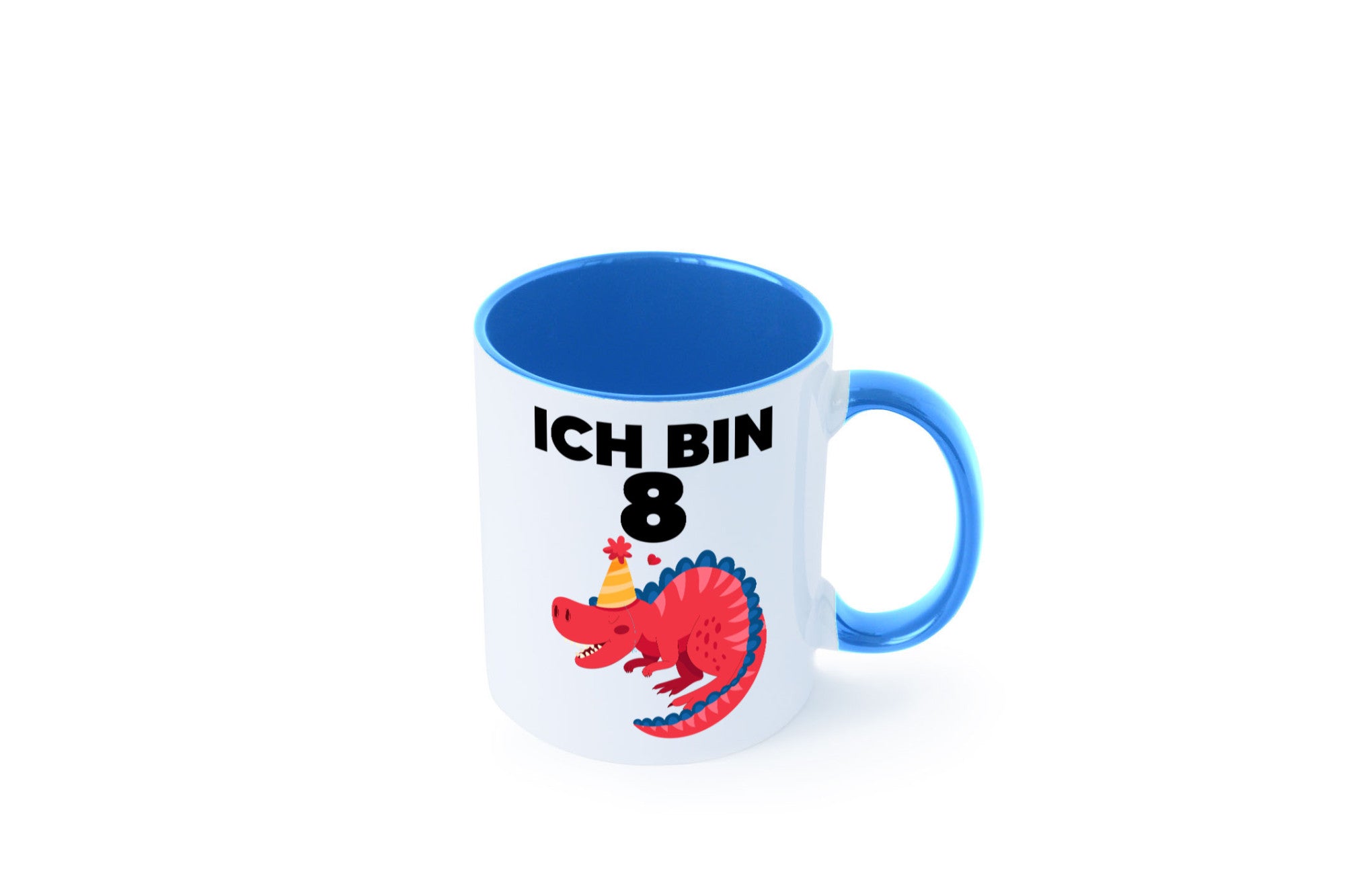 8. Geburtstag | Dino Dinosaurier 8 Jahre lustig Geschenkidee Geschenk Tasse