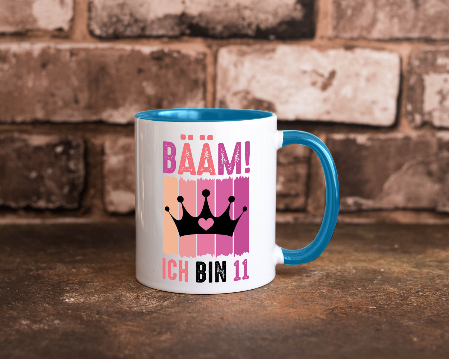 11. Geburtstag | 11 Jahre Bääm ich bin Krone Humor Geschenkidee Tasse