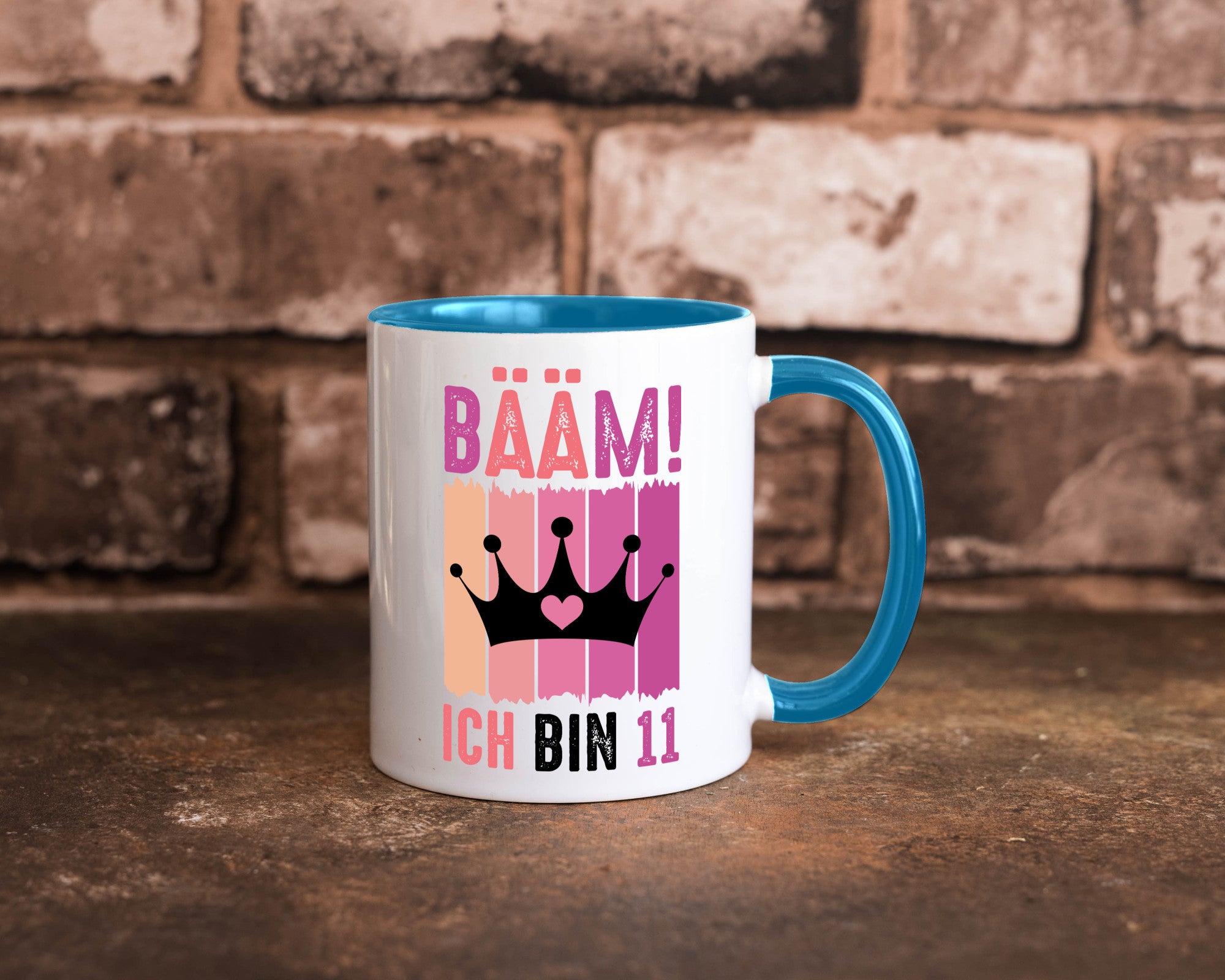11. Geburtstag | 11 Jahre Bääm ich bin Krone Humor Geschenkidee Tasse