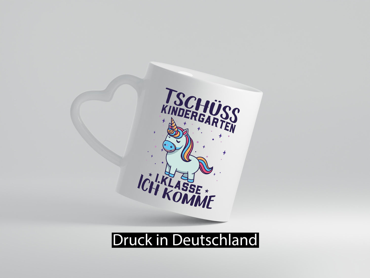 Kindergarten, jetzt 1. Klasse | Einhorn Geschenkidee Humor Tasse