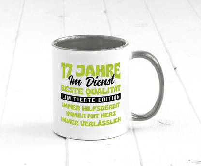 17 Jahre im Dienst | Jubiläum Arbeit v4 Geschenk Kollegen Büro lustiger Spruch