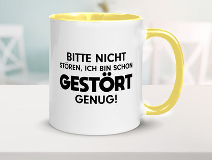 Bitte nicht stören | ich bin gestört Crazy lustig Humor Geschenkidee Geschenk