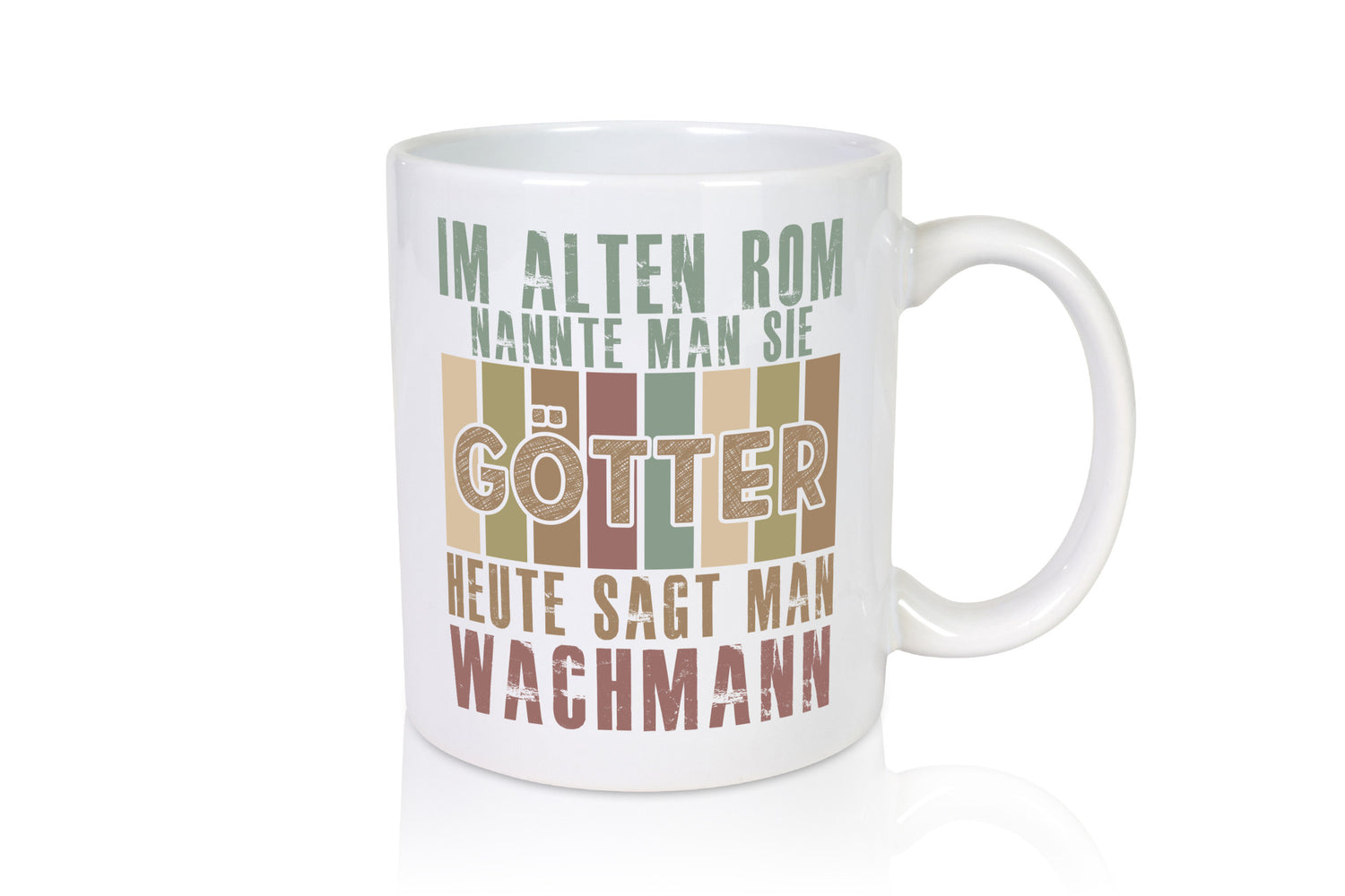 Heute sagt man: Wachmann | Wachpersonal Nachtwächter lustiger Spruch Geschenk