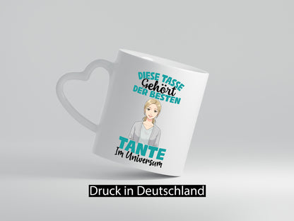 Im Universum: Tante | Nichte Schwester Familie lustig Geschenkidee Geschenk