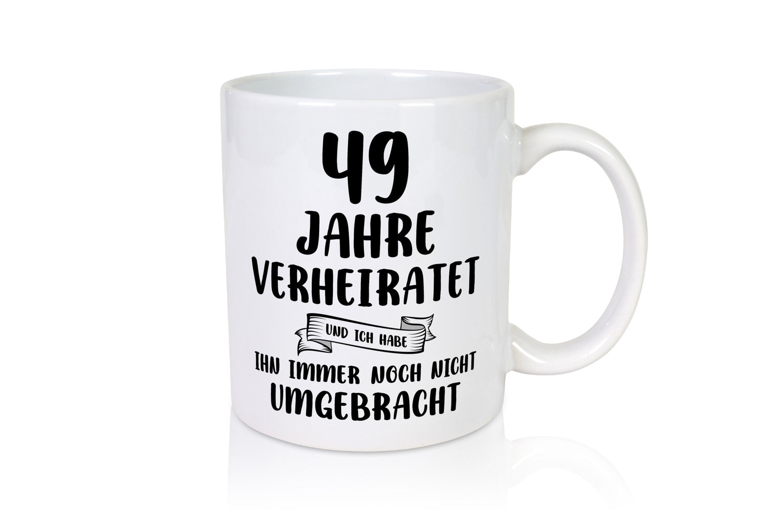 49 Jahre Verheiratet, immer noch am Leben! Humor Geschenkidee Tasse