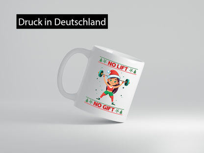 No Lift Gift | Ugly Christmas Santa Woman lustiger Spruch Geschenk Familie
