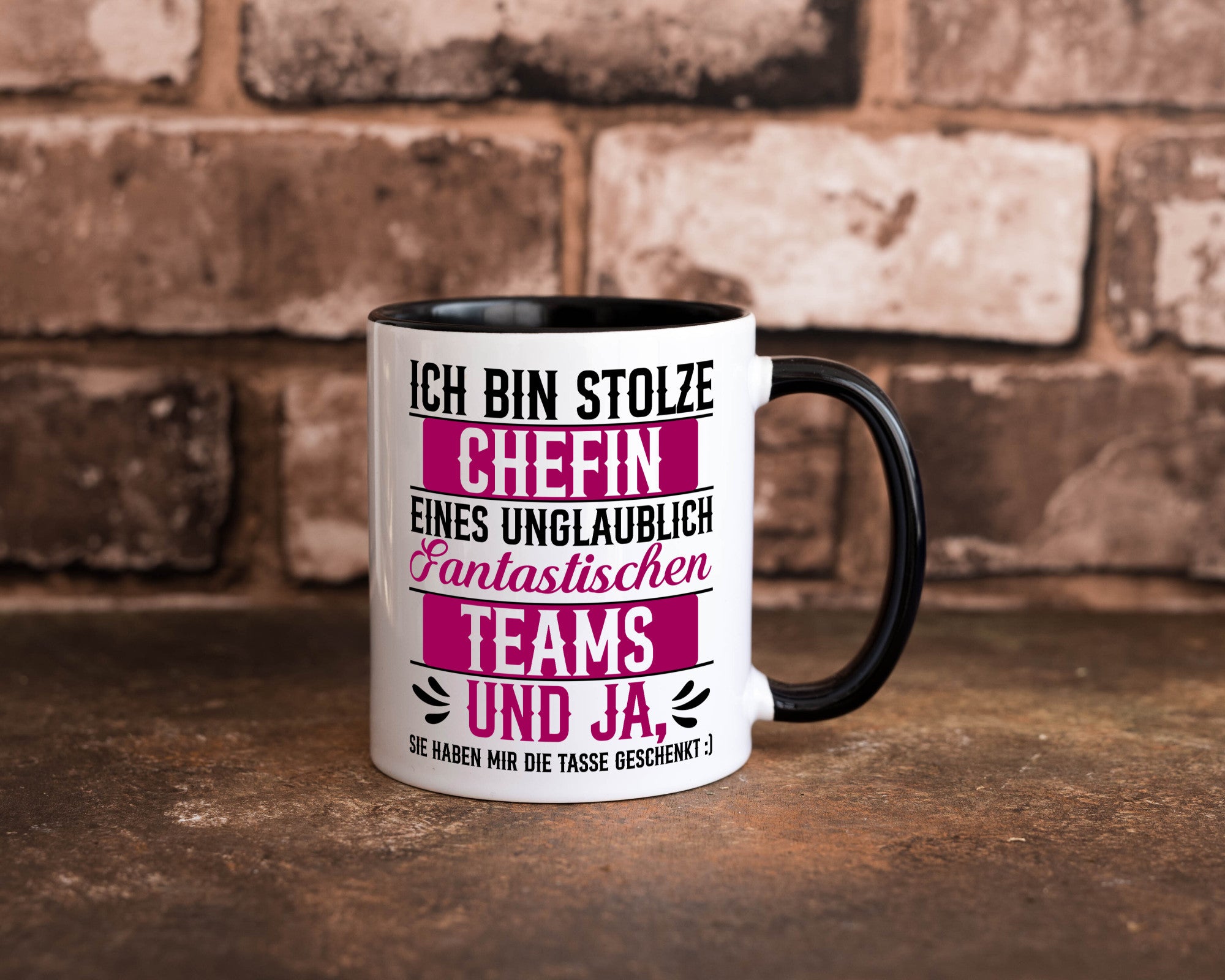 Stolze Chefin | Tolles Team Mitarbeiter lustig Arbeit Kollegen Büro Geschenk