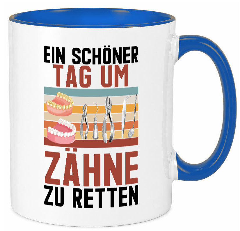 Ein schöner Tag um zähne zu retten | Zahnarzt Geschenk Humor Geschenkidee