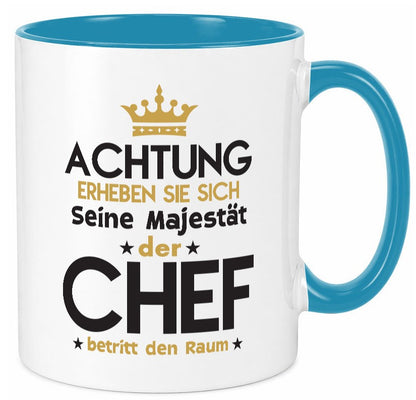Seine Majestät Chef | Führungskraft Vorgesetzter Geschenk Arbeit Kollegen Büro Tasse