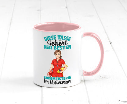Im Universum: Bademeisterin | Schwimmmeisterin Geschenk Humor Geschenkidee