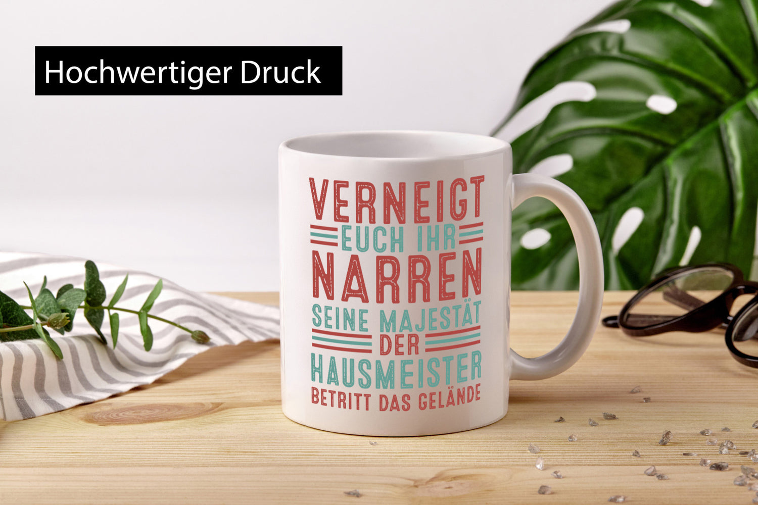 Verneigt euch: Hausmeister | Hauswart Geschenk Humor Geschenkidee lustiger