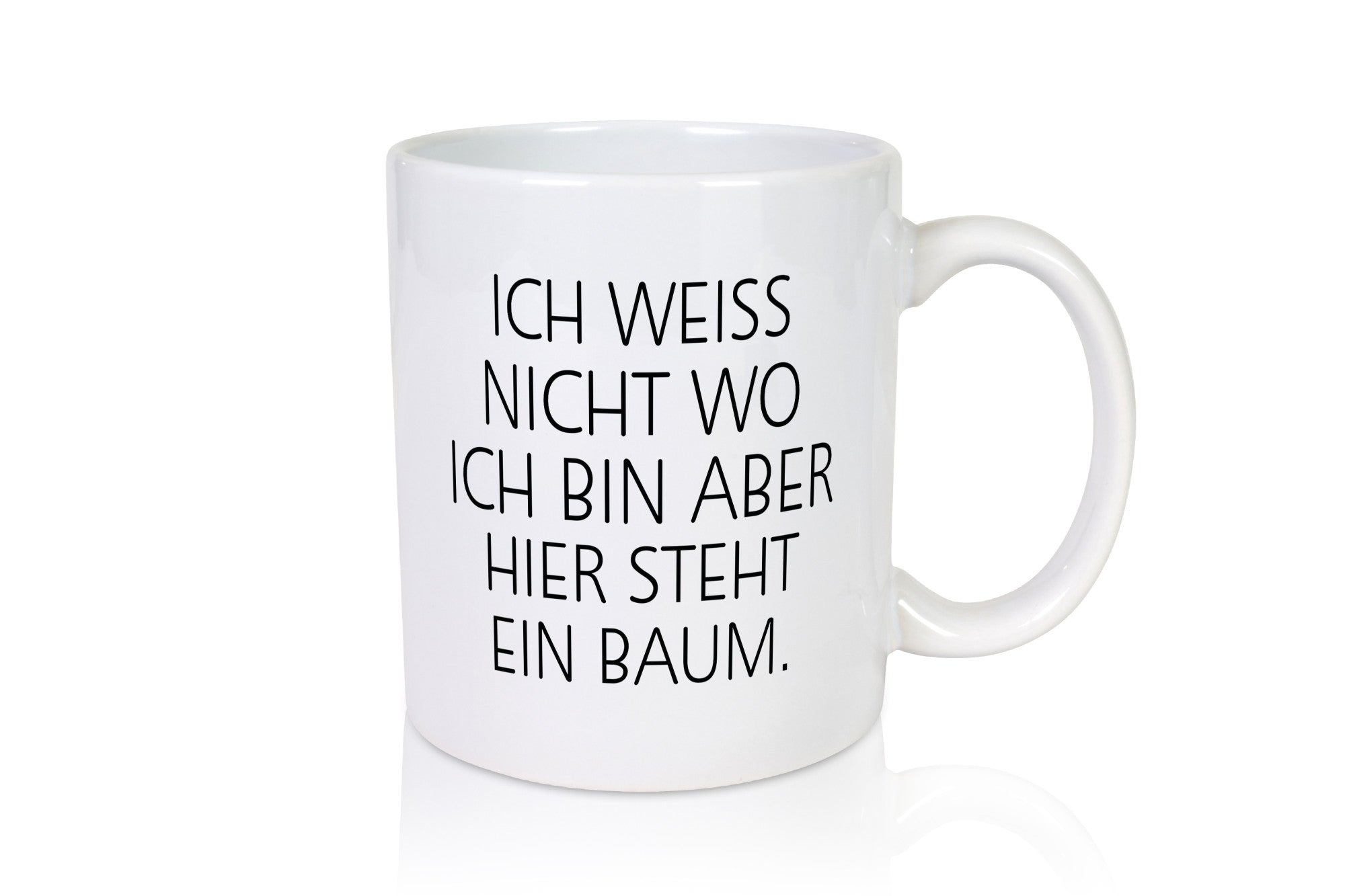 Ich weiß nicht wo bin | Baum Wald Fortster Geschenkidee Humor Tasse