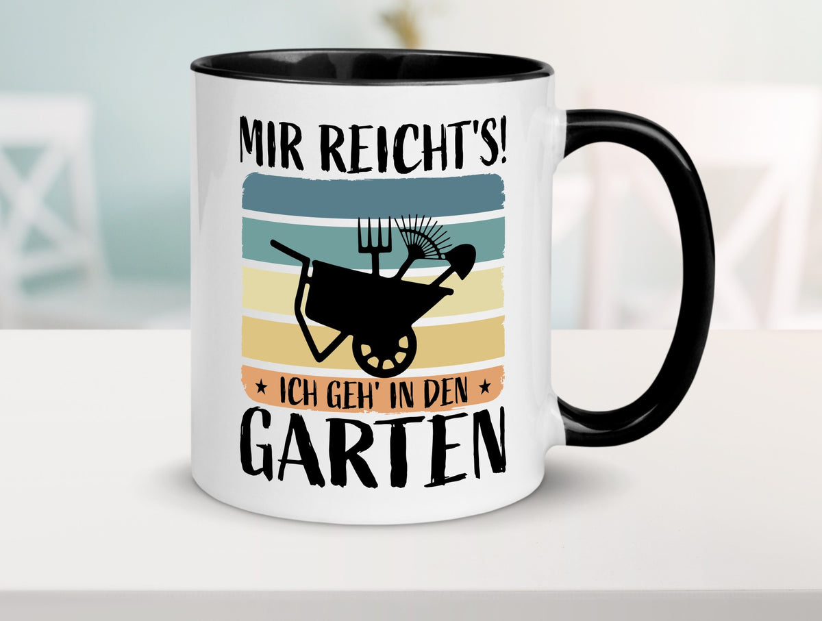 Mir Reichts ich geh in den Garten | Gärtner Geschenk Humor Geschenkidee Tasse